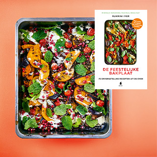  Pompoen & linzen met granaatappel & dukkah